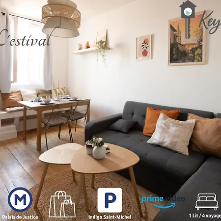 Apartamento L'estival Champêtre - Métro Et Tramway A Côté *